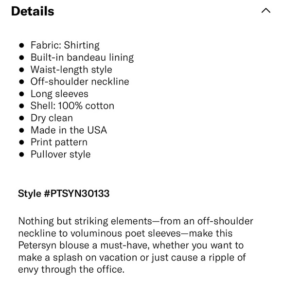 Petersyn Lily Blouse - Picture 12 of 12